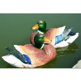 Max Creative Resin Craft Floating Duck Decoy Garden Ornament Left