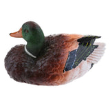 Max Creative Resin Craft Floating Duck Decoy Garden Ornament Left