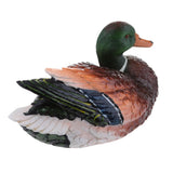 Max Creative Resin Craft Floating Duck Decoy Garden Ornament Left