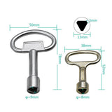 Max Universal Triangle Switch Key Wrench Elevator Valve Electrical Cabinet Key L