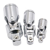 Maxbell 3x Universal Joint 1/2" 3/8" 1/4" Ratchet Angle Extension Bar Socket Adapter