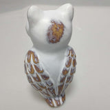 Max Owl Ornament Animal Figurine for Home Room Decoration White Owl