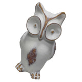 Max Owl Ornament Animal Figurine for Home Room Decoration White Owl