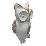 Max Owl Ornament Animal Figurine for Home Room Decoration White Owl