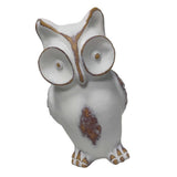 Max Owl Ornament Animal Figurine for Home Room Decoration White Owl