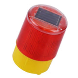 Max Solar LED Round Caution Warning Light Lamp Traffic Alarm Flash Light A
