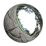 Max Stainless Steel Mirror Polished Sphere Hollow Round Ball Garden Decor 12cm
