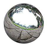 Max Stainless Steel Mirror Polished Sphere Hollow Round Ball Garden Decor 15cm