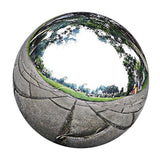 Max Stainless Steel Mirror Polished Sphere Hollow Round Ball Garden Decor 18cm