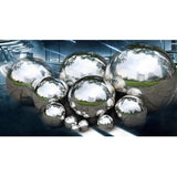 Max Stainless Steel Mirror Polished Sphere Hollow Round Ball Garden Decor 18cm