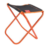 Max Portable Folding Chair Outdoor Chair Seat Stool Fishing Camping Orange