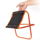 Max Portable Folding Chair Outdoor Chair Seat Stool Fishing Camping Orange