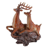 Max Artificial Realistic Sika Deer Figure Outdoor Garden Decor Running Sika Deer
