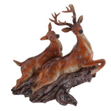 Max Artificial Realistic Sika Deer Figure Outdoor Garden Decor Running Sika Deer