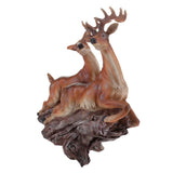 Max Artificial Realistic Sika Deer Figure Outdoor Garden Decor Running Sika Deer