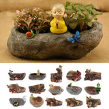 Max Creative cartoon succulent plant landscape resin flowerpot Koala