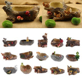 Max Creative cartoon succulent plant landscape resin flowerpot Koala