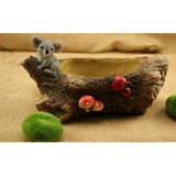 Max Creative cartoon succulent plant landscape resin flowerpot Koala