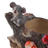 Max Creative cartoon succulent plant landscape resin flowerpot Koala
