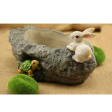Max Creative cartoon succulent plant landscape resin flowerpot Running