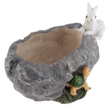 Max Creative cartoon succulent plant landscape resin flowerpot Running