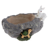 Max Creative cartoon succulent plant landscape resin flowerpot Running