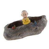 Max Creative cartoon succulent plant landscape resin flowerpot Monk