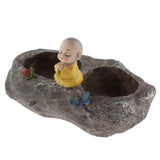 Max Creative cartoon succulent plant landscape resin flowerpot Monk