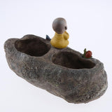 Max Creative cartoon succulent plant landscape resin flowerpot Monk