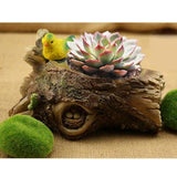Max Creative cartoon succulent plant landscape resin flowerpot Bird
