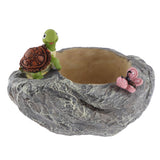 Max Creative cartoon succulent plant landscape resin flowerpot Tortoise