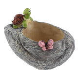 Max Creative cartoon succulent plant landscape resin flowerpot Tortoise