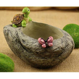 Max Creative cartoon succulent plant landscape resin flowerpot Tortoise