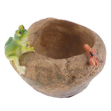 Max Creative cartoon succulent plant landscape resin flowerpot Frog Hunting