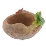 Max Creative cartoon succulent plant landscape resin flowerpot Frog Hunting