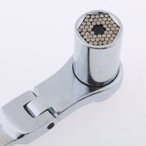 Max Universal 8-19mm Flex-Head Metric Combination Ratcheting Wrench Hand Tools