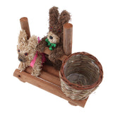 Max Creative Wooden Flower Pot Bonsai Planter Succulent Container Home Decor 2