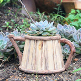 Max Creative Wooden Flower Pot Bonsai Planter Succulent Container Home Decor 9