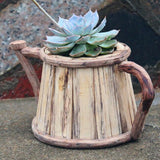 Max Creative Wooden Flower Pot Bonsai Planter Succulent Container Home Decor 9