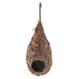 Max Handmade Straw Bird Nest House Hatch Breeding Grass Cave E:Water Drop 2