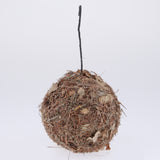 Max Handmade Straw Bird Nest House Hatch Breeding Grass Cave H:Round Grass House