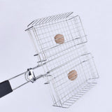 Max Barbecue BBQ Grilling Basket Net for Fish Corn Chicken Meat,Stainless Steel