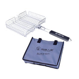 Max Barbecue BBQ Grilling Basket Net for Fish Corn Chicken Meat,Stainless Steel
