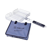 Max Barbecue BBQ Grilling Basket Net for Fish Corn Chicken Meat,Stainless Steel