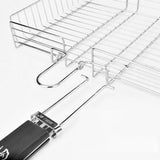 Max Barbecue BBQ Grilling Basket Net for Fish Corn Chicken Meat,Stainless Steel