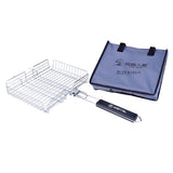 Max Barbecue BBQ Grilling Basket Net for Fish Corn Chicken Meat,Stainless Steel