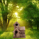 Max Bird House Nest Dox Wood Nest House Bird Box Wood Birdhouse Garden Decor 2