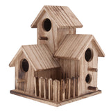 Max Bird House Nest Dox Wood Nest House Bird Box Wood Birdhouse Garden Decor 2