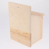 Max Traditional Solid Wood Bird Nesting Box Hanging Tree Wall House Feed Station