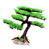 Max Aquarium Fish Tank Landscaping Simulation Plant Plain pine with Base